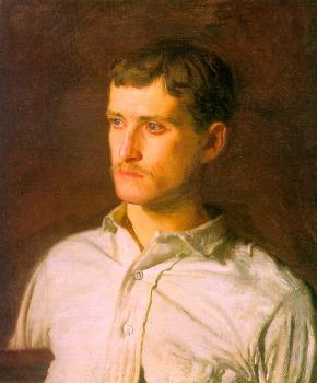 托馬斯 伊肯斯 Portrait of Douglas Morgan Hall 托馬斯 伊肯斯 Portrait of Douglas Morgan Hall